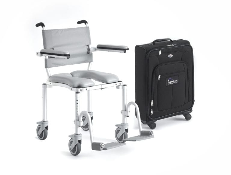 MC4000Tx - Travel Shower Chair and Commode Chair for Travel